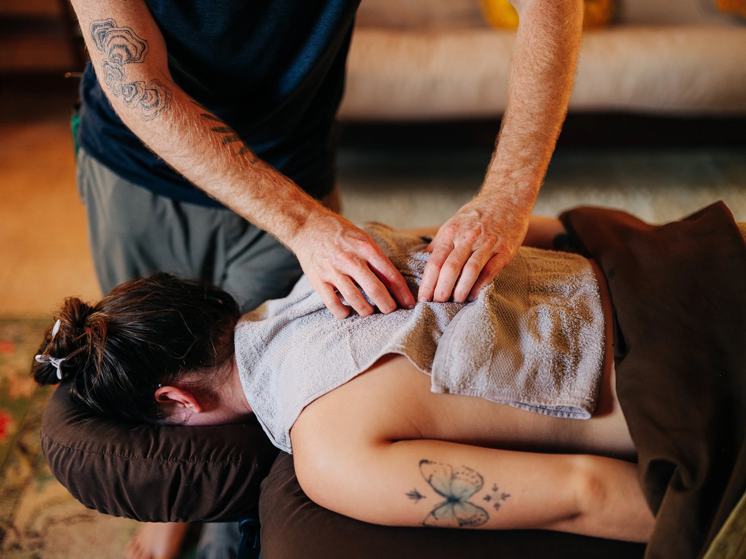 Massage therapy for desk workers and remote workers in Asheville NC